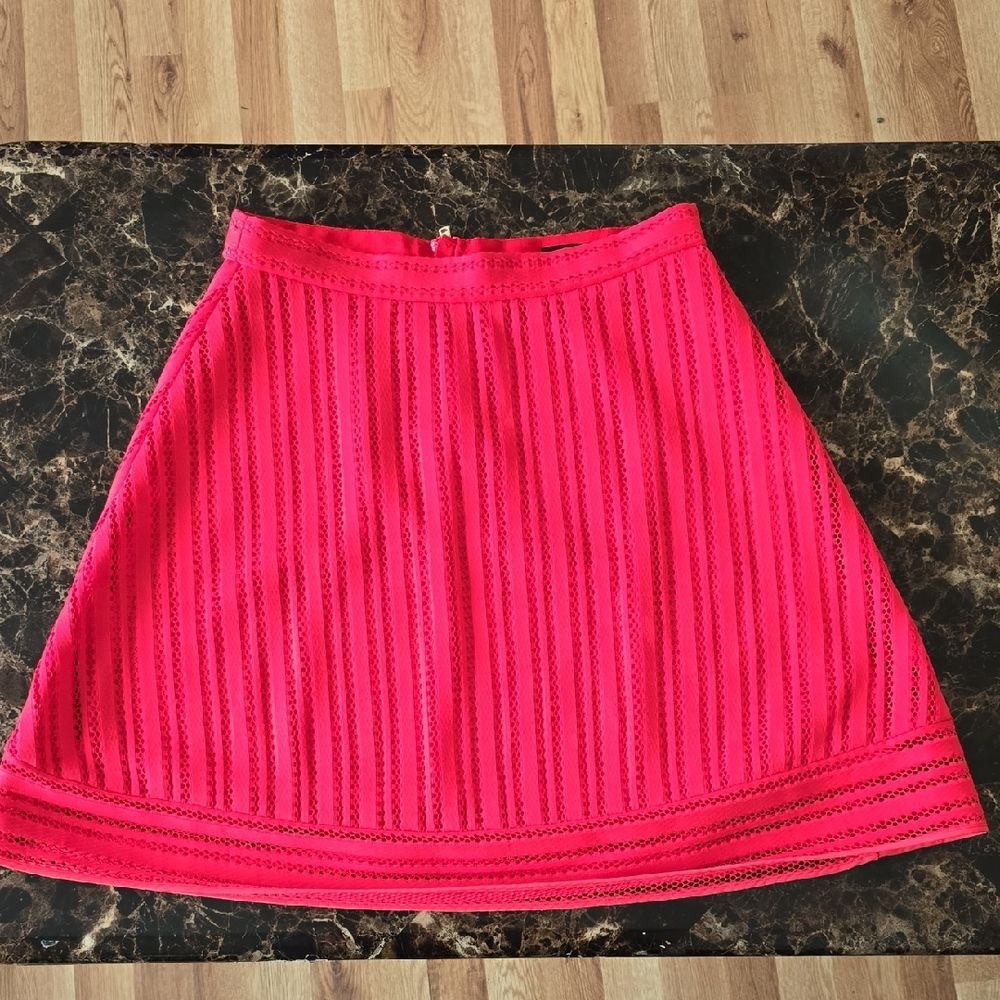 J. Crew Vibrant Pink A-Line Skirt